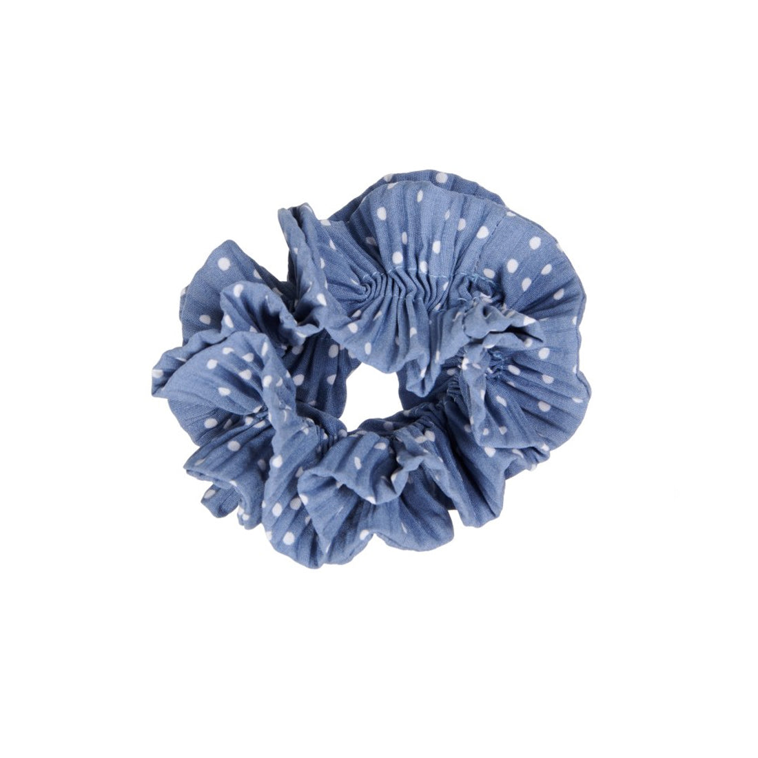 Scrunchie Prikkete Blå - By Pico Copenhagen