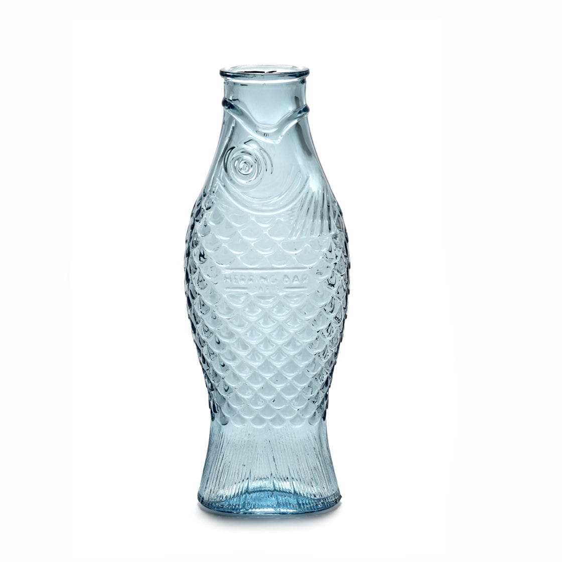 Karaffel Lys Blå Glass Fisk - By SERAX