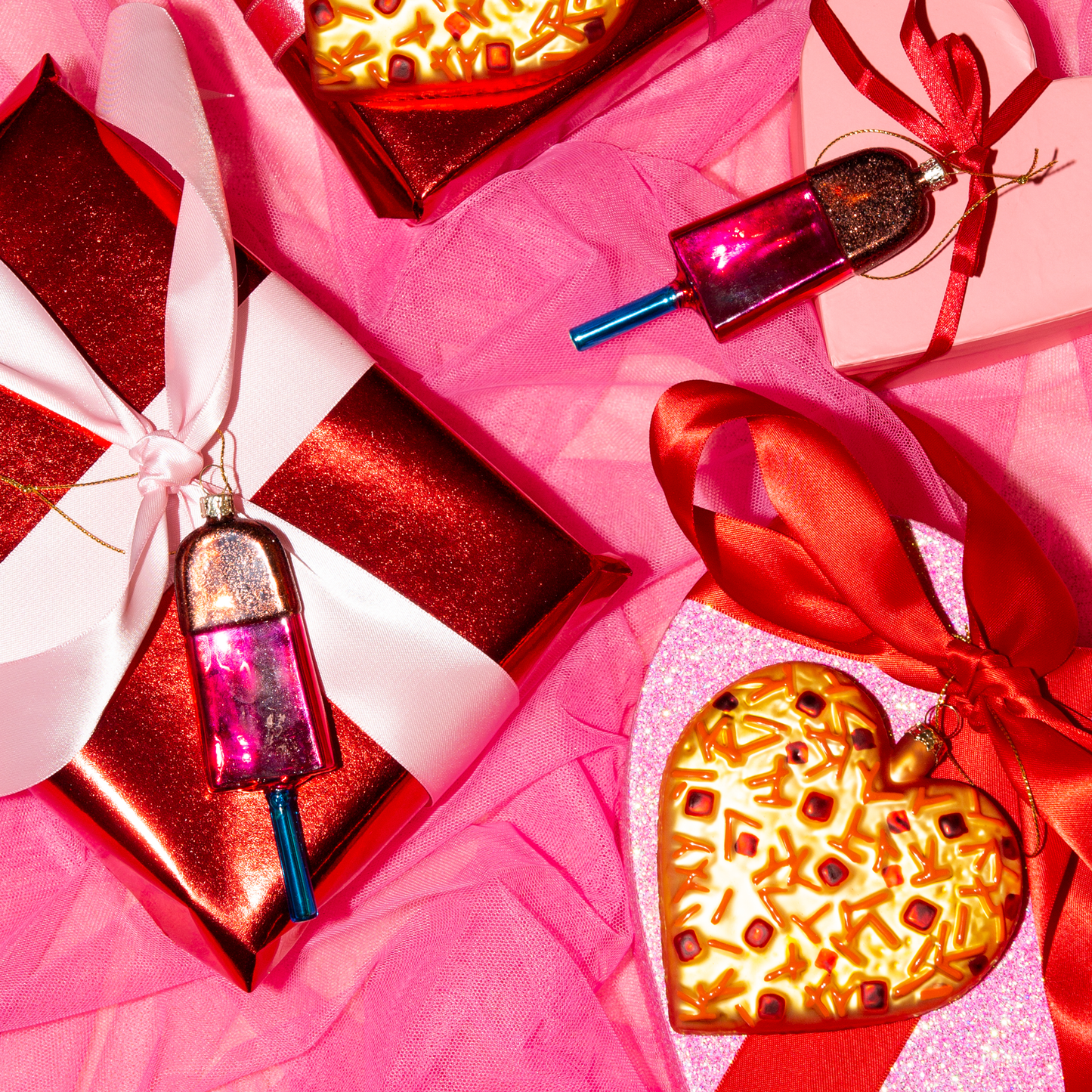 KRÆSJ PINK Julekule - By HEIM Studio