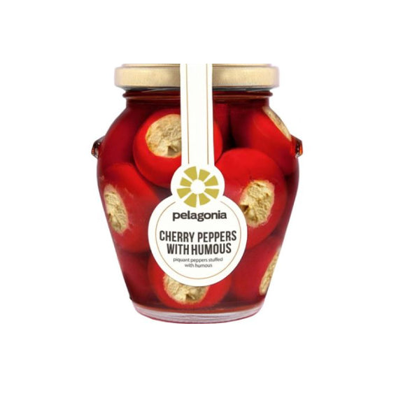 Cherry Paprika med Hummus - By Pelagonia