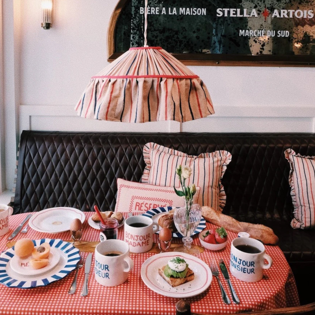 Lampe Tøy Med Friller Stripete - By Anna+Nina