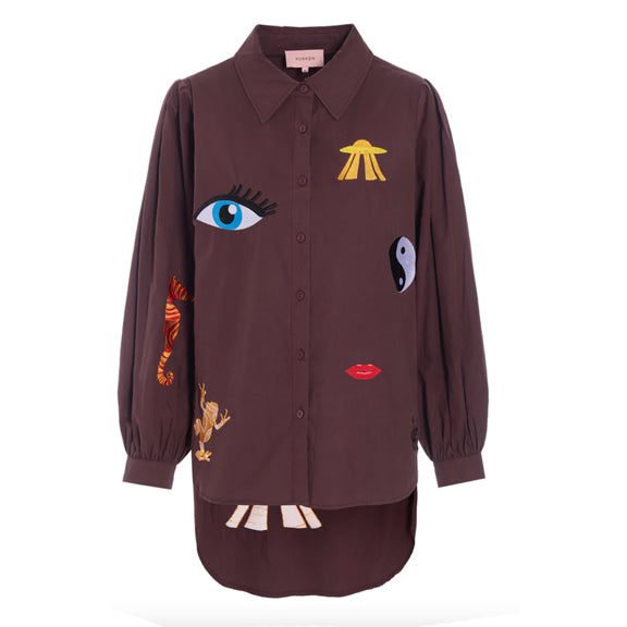 Sasha Skjorte Brun - By Hunkön