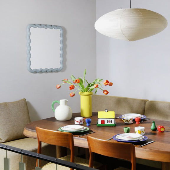 Speil Zigzag Lys Blå - By &Klevering