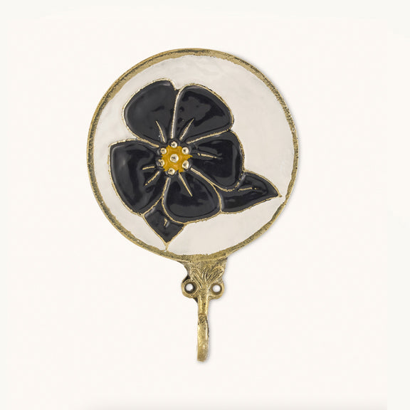 Lina Blomster Krok Sort/Hvit - By Doing Goods