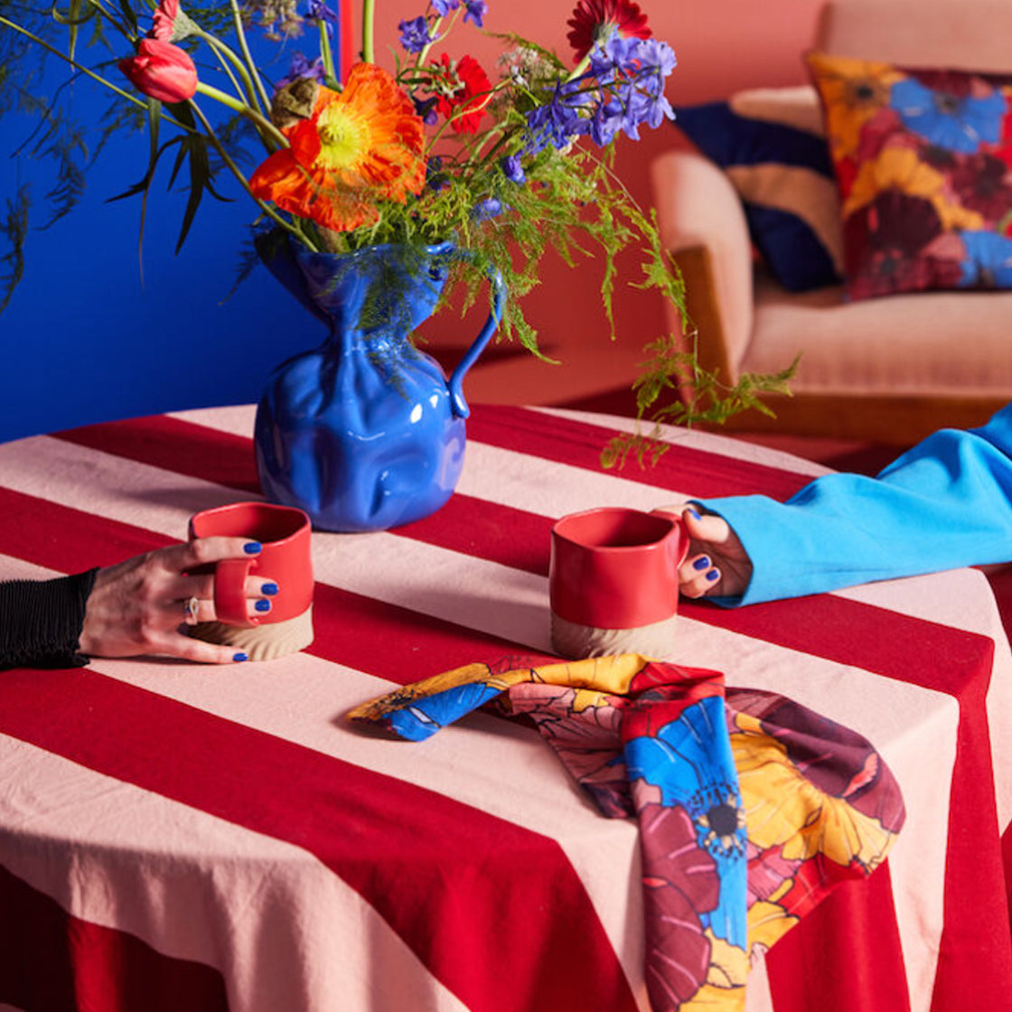 Kopp Swirl Rød - By ByOn