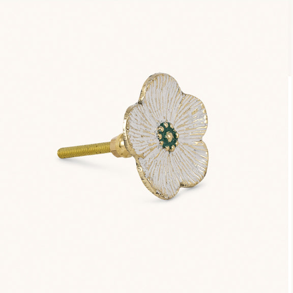 Faye Blomster Knott Hvit - By Doing Goods