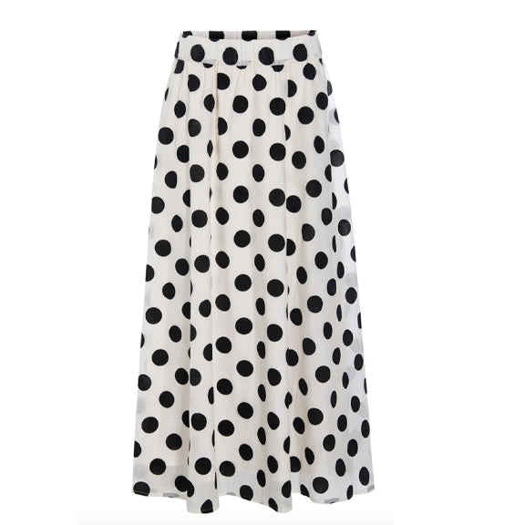 Bobby Langt Skjørt Prikker - By Hunkön