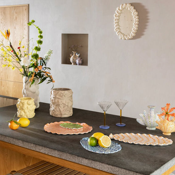 Speil Dribble Hvit - By &Klevering