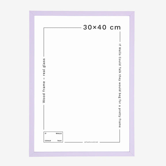 Ramme Lilla 30x40 Glass - By If Walls Could Talk