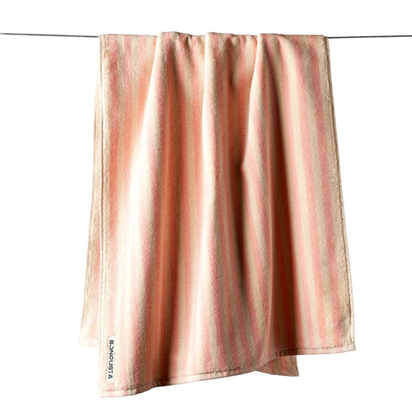 Naram Bath Towels Tropical and Creme - By Bongusta