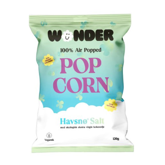 Wonder Popcorn Havsnø Salt 120 g - By Wonder