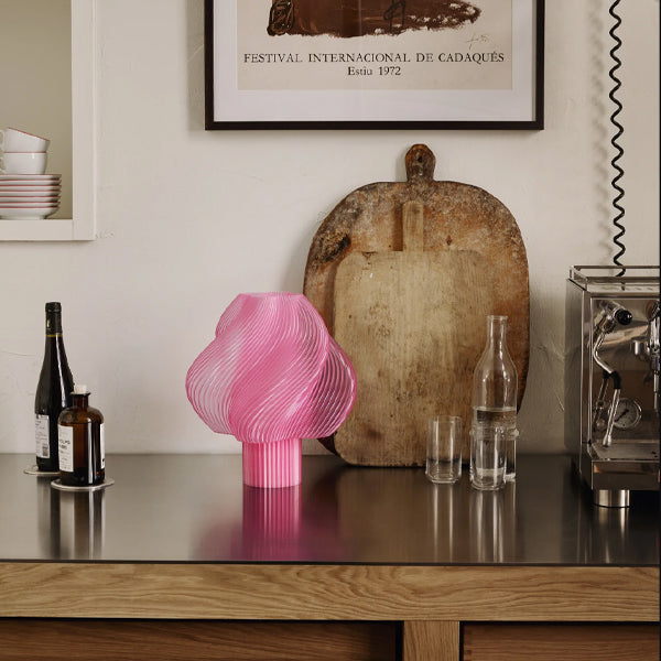 Serve Lampe Grande Rose Sorbet - By  Créme Atelier