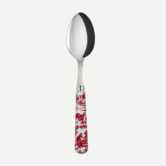 Suppe Skje Toile Rød/Hvit - By Sabre Paris