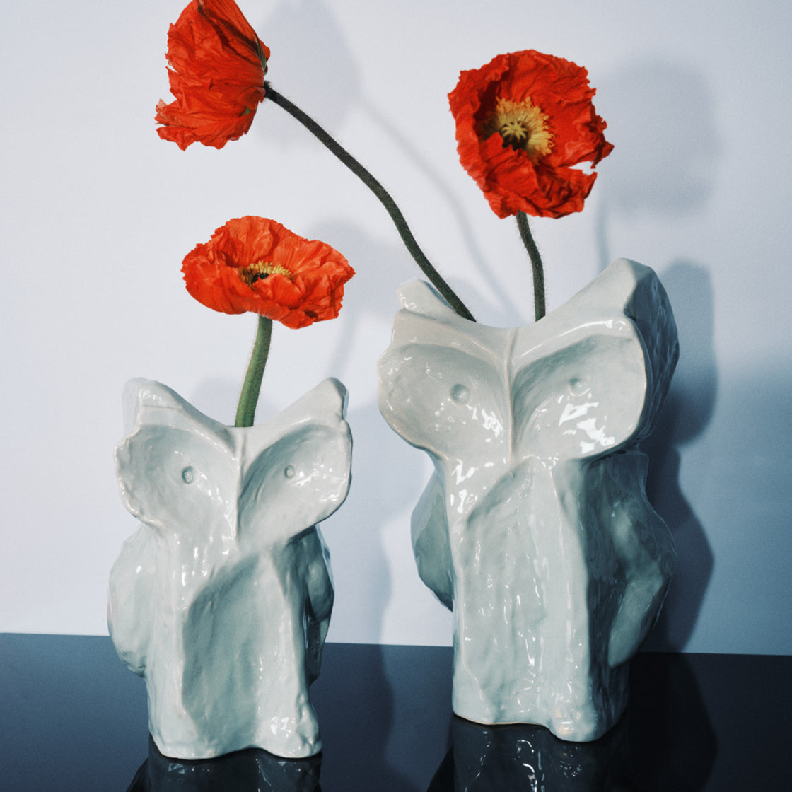 Vase Lys Blå Keramikk Large AFTER MIDNIGHT - By SERAX/Marni