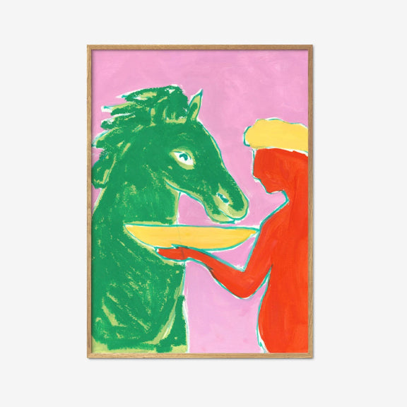 I'M SORRY BUT I DON'T EAT GRASS Print- By Maria Murphy/If Walls Could Talk