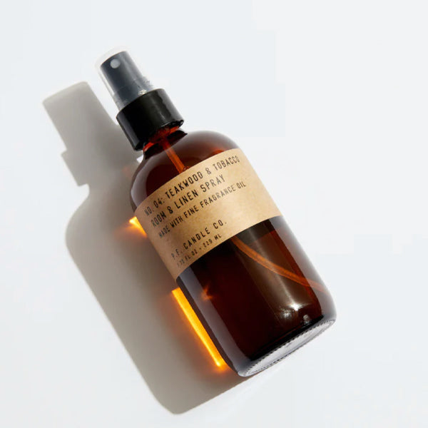 Teakwood and Tobacco Room and Linen Spray - By P.F. Candle Co.