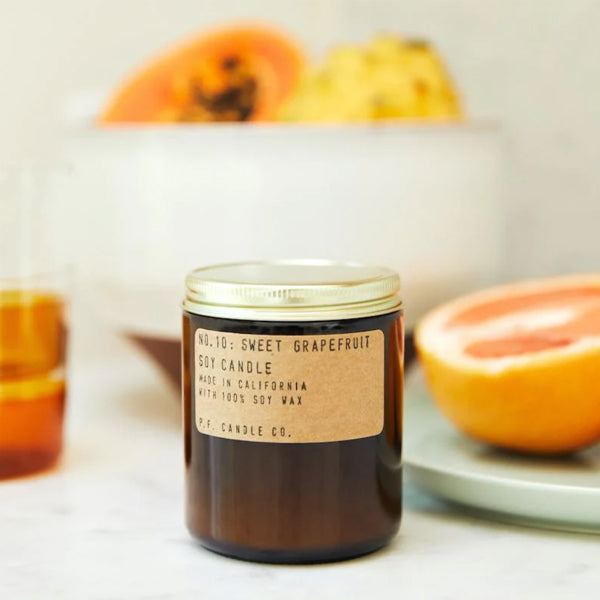 Sweet Grapefruit Candle Standar  204 Gr. - By P.F. Candle Co.