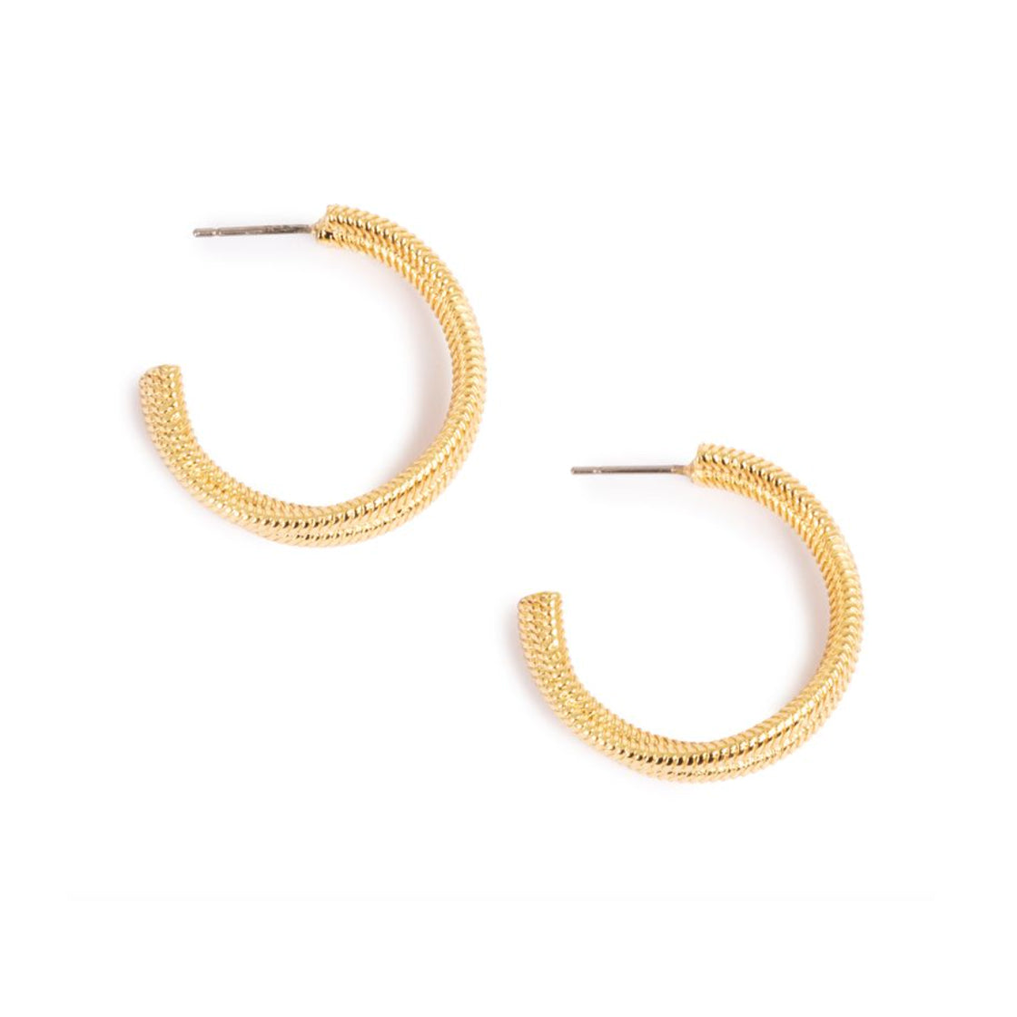 Ny! Øredobber Hoops 26 mm Sweet Fever Gold - By Tone Damli/A&C Oslo