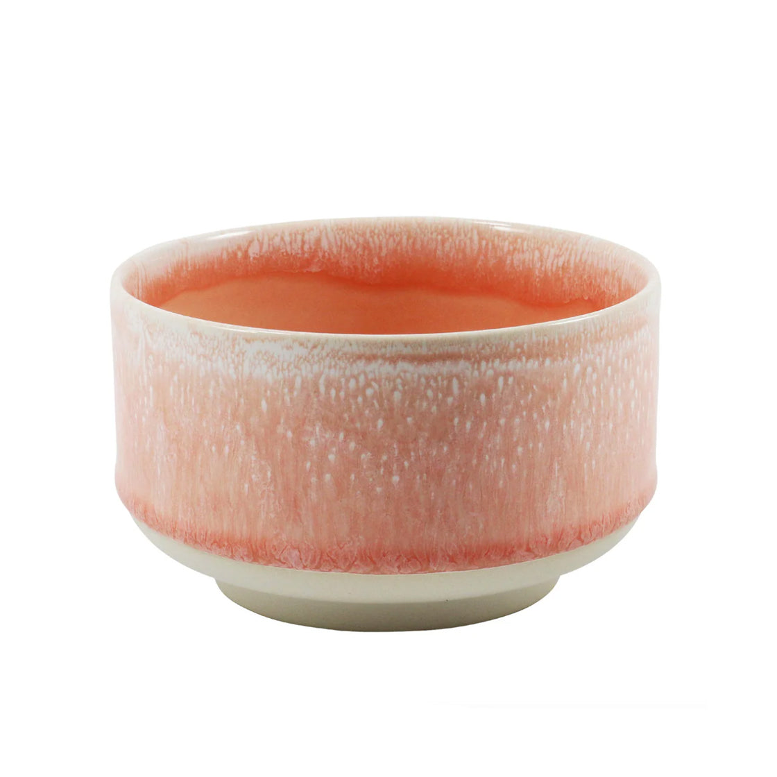 Munch Bowl Salmon Stream - By Studio Arhoj keramikkbolle i rosatoner med bred og stabil fot i tidløst design