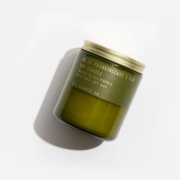Frankincense and Oud Candle Standar - By P.F. Candle Co.