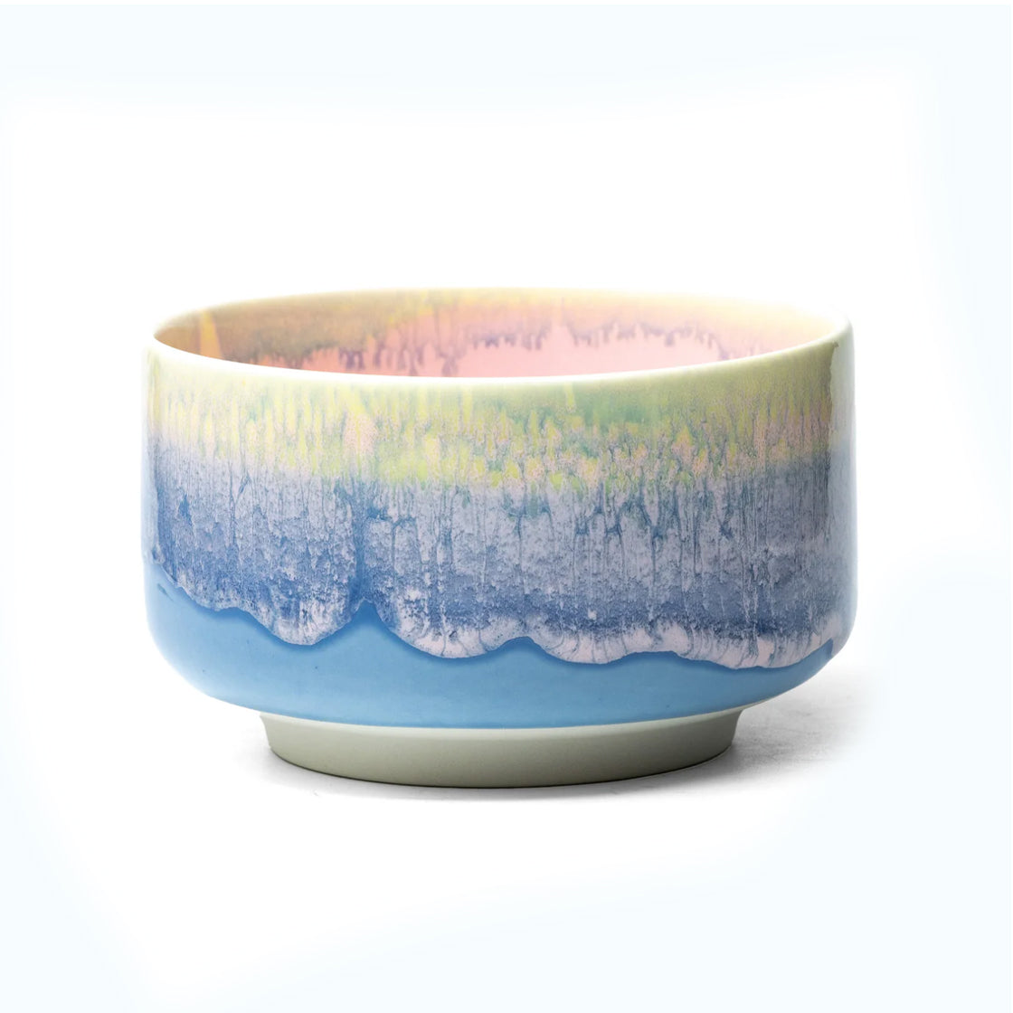 Munch Bowl Dreamboat - By Studio Arhoj keramikkbolle med unik flerfarget glasur og bred, flat fot for god stabilitet