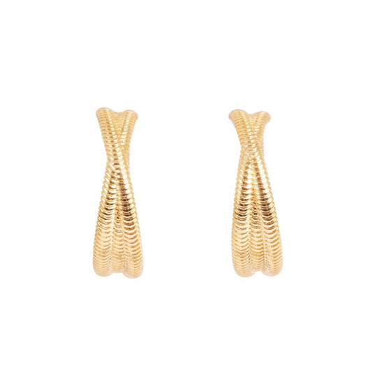 Ny! Øredobber Hoops 26 mm Sweet Fever Gold - By Tone Damli/A&C Oslo