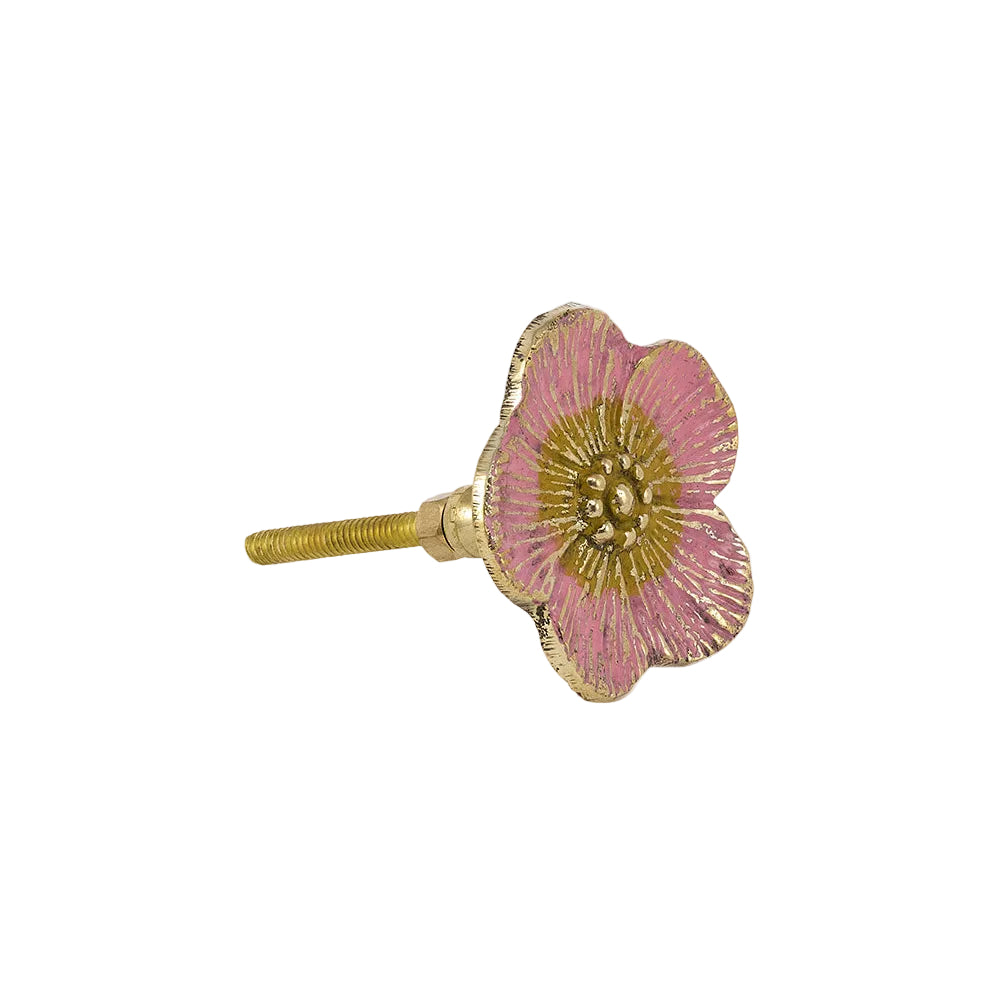 Faye Blomst Møbelknott Rosa - av Doing Goods