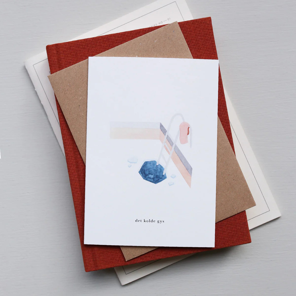 Postkort Vinterbad/Det Kolde Gys (Danish) - By Kartotek Copenhagen