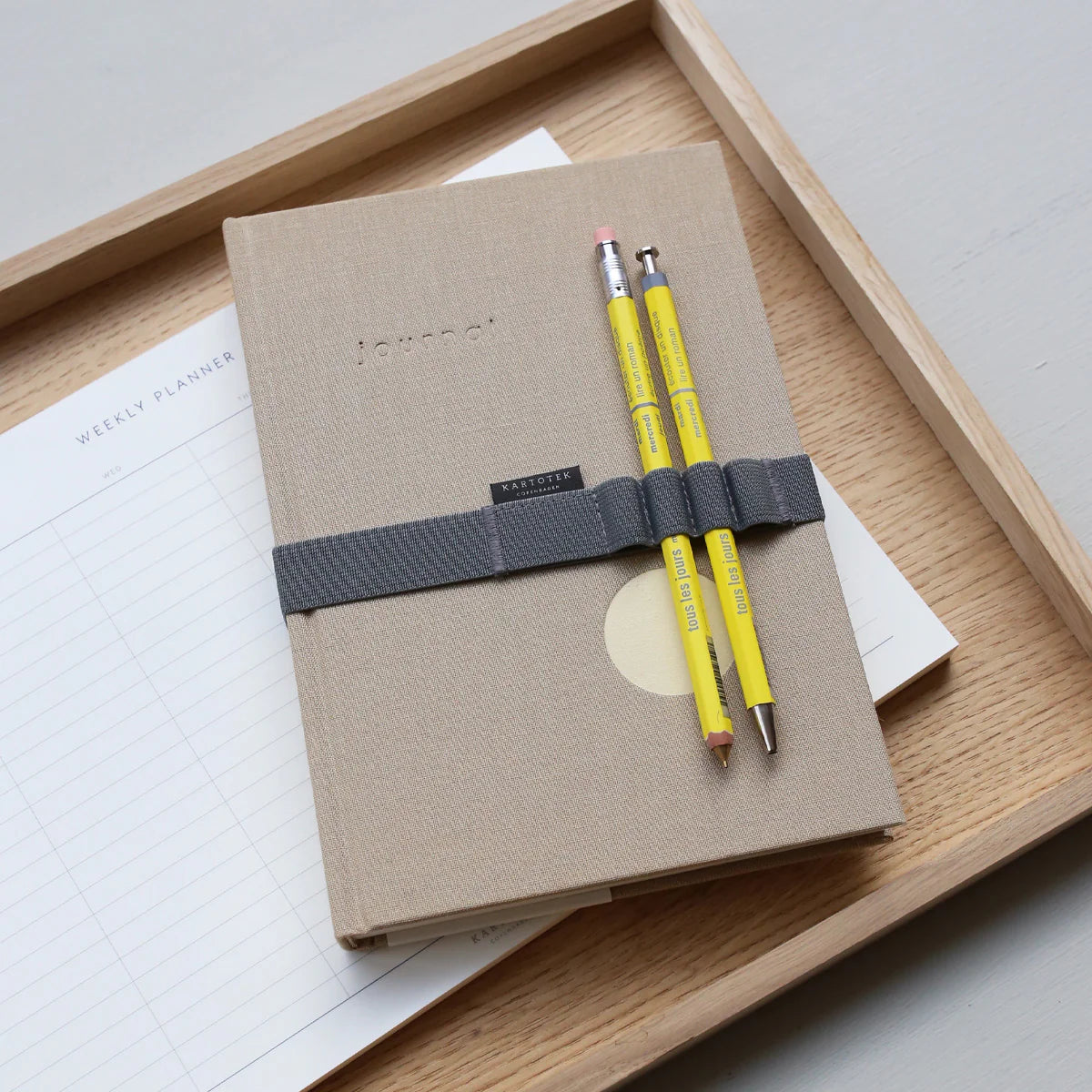 Notatbok A5/Sand - By Kartotek Copenhagen