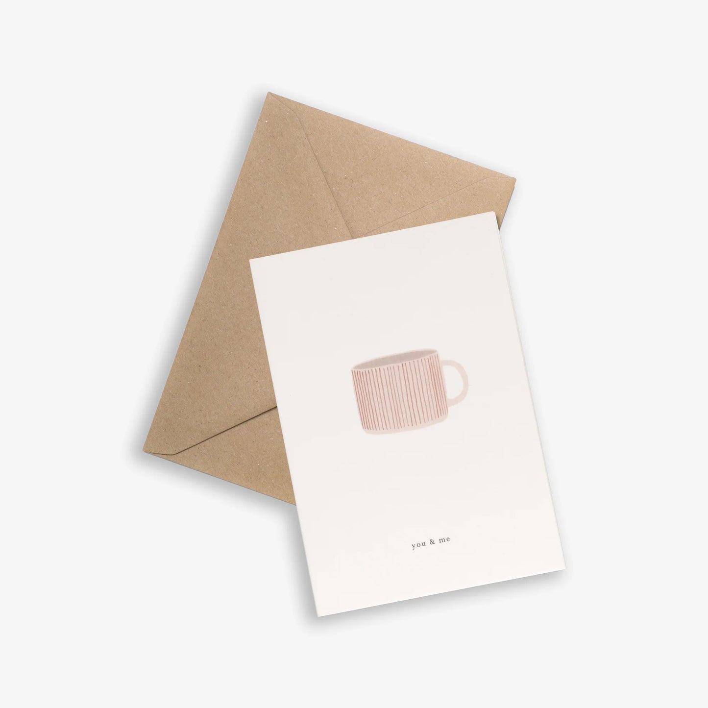 Postkort Cup/You & Me - By Kartotek Copenhagen