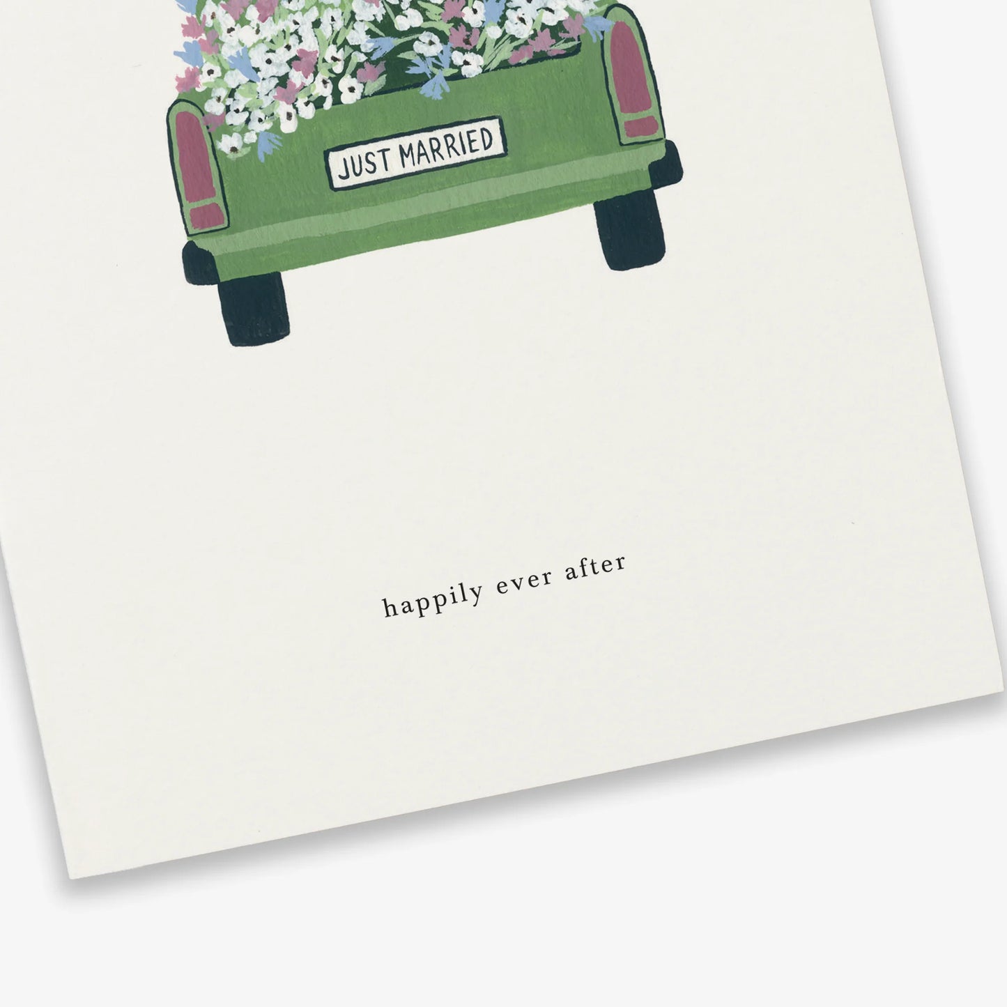Postkort Wedding Car/Happily Ever After - By Kartotek Copenhagen