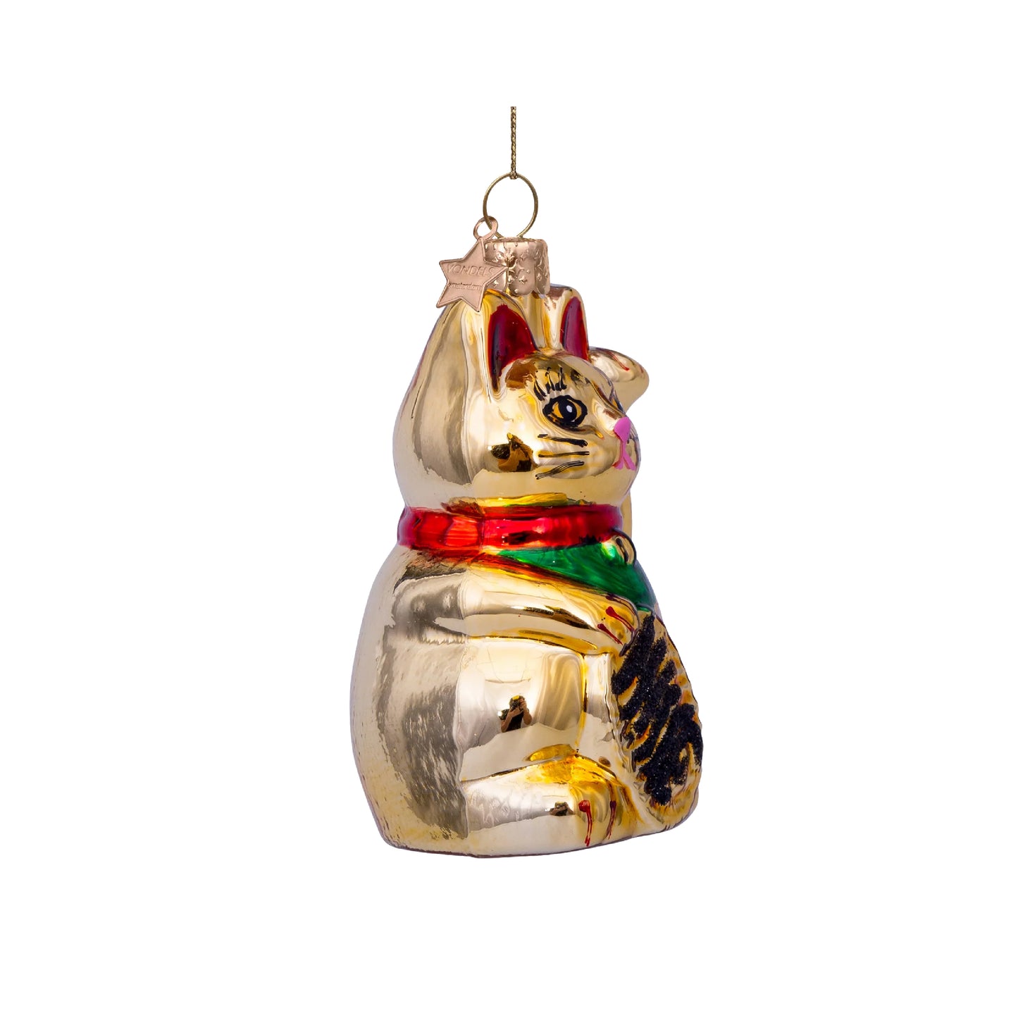 Lucky Cat Julekule - av Vondels