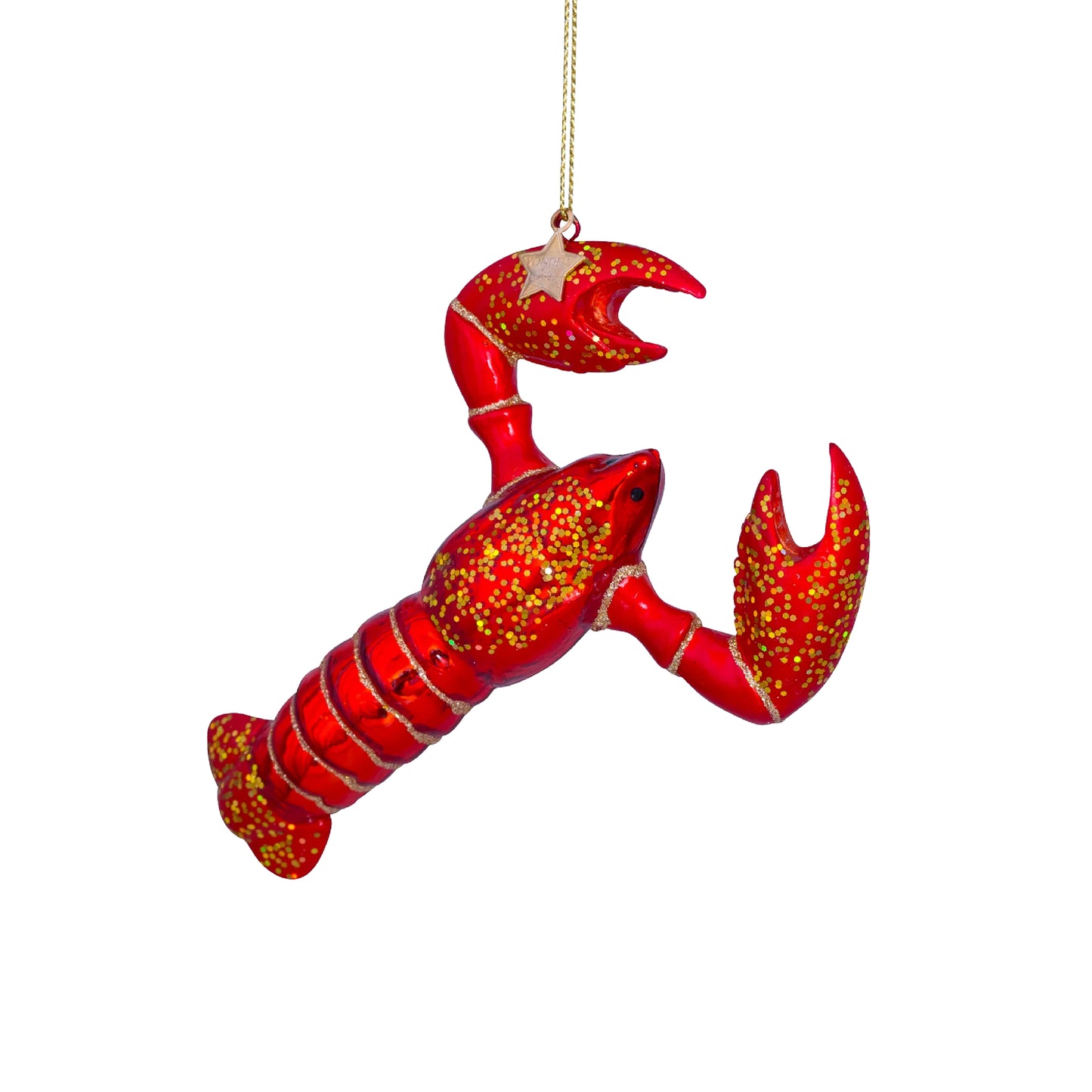 Julekule Hummer Glitter - av Vondels