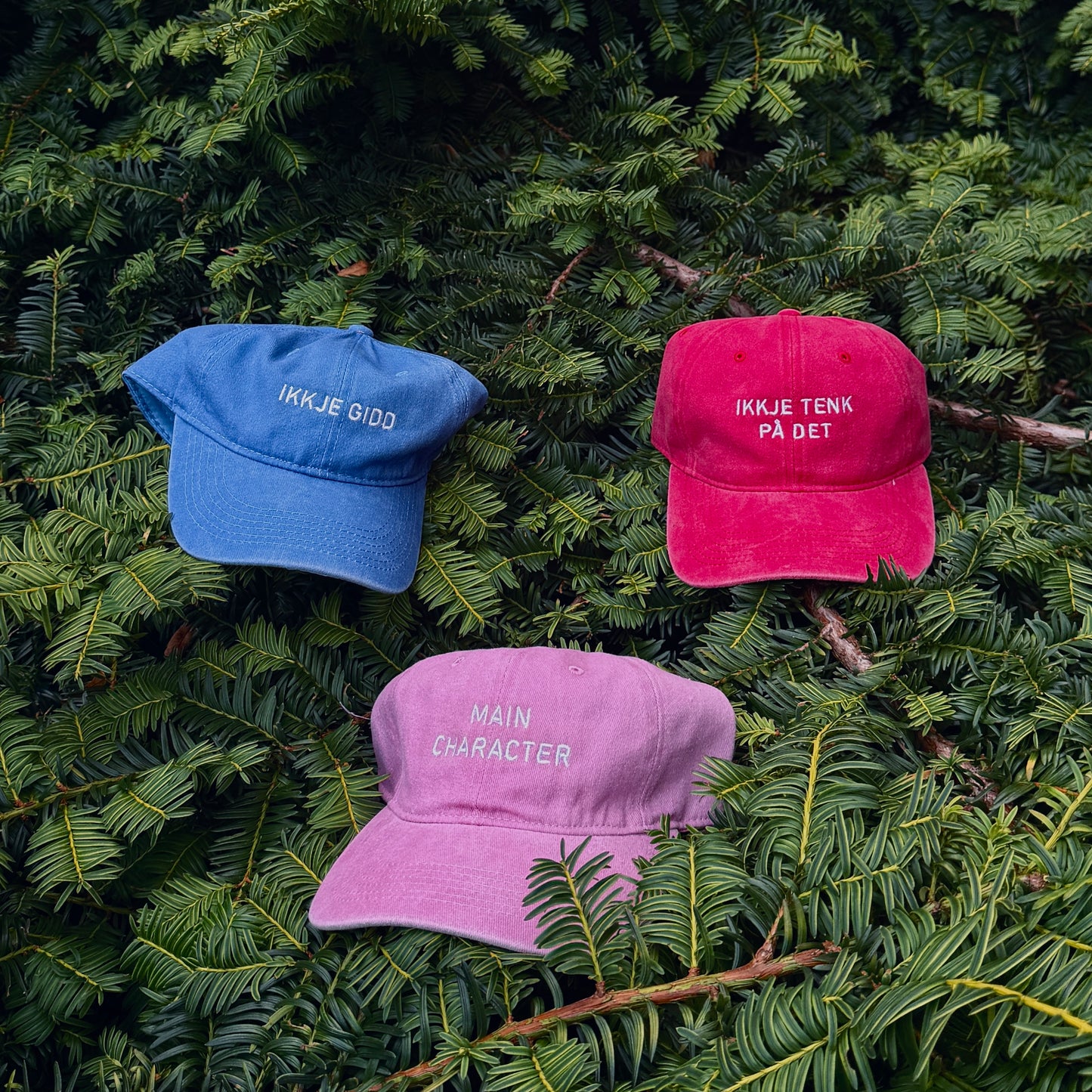 IKKJE TENK PÅ DET Caps Justerbar - By HEIM Studio
