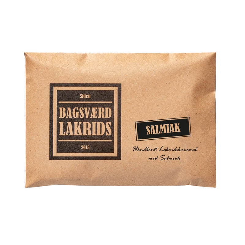 Lakris Salmiak 160 gr. - Av Bagsværd Lakrids