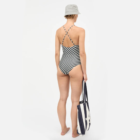 Badedrakt Splash Salena Striper Sort/Hvit - By Mads Nørgaard