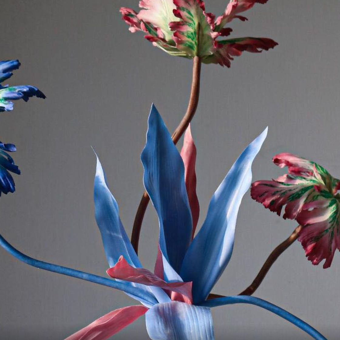 Blomst Tulip Dusty Blue - By Reevein Studio