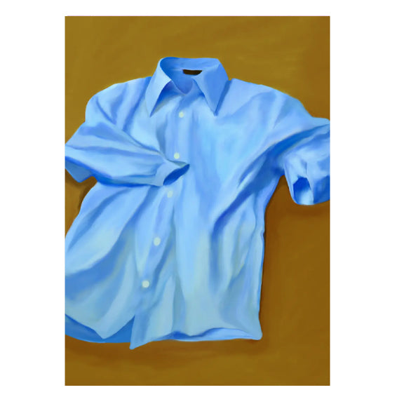 Blue Shirt Print - By Paper Collective