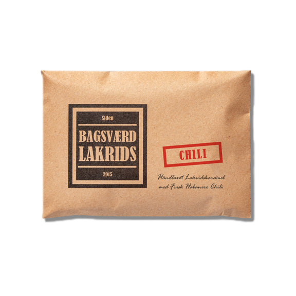 Lakris Chili 160. gr. - By Bagsværd Lakrids