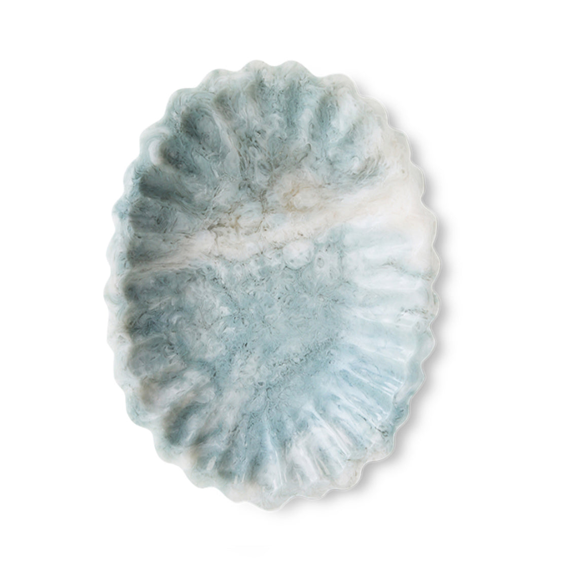 Fat Resin Lys Blå/Hvit - By HK Living