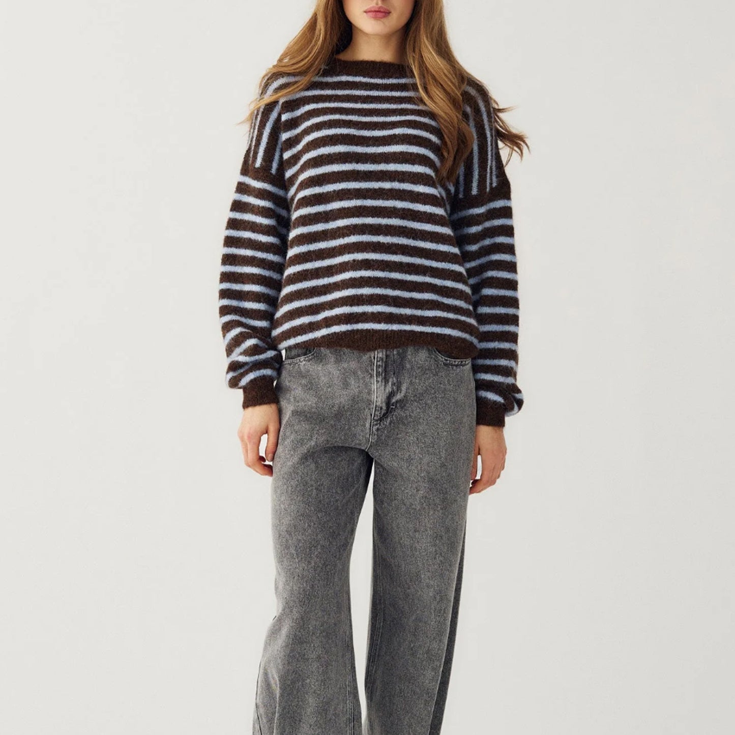 Genser Mafalda Knit Brown - By Noella