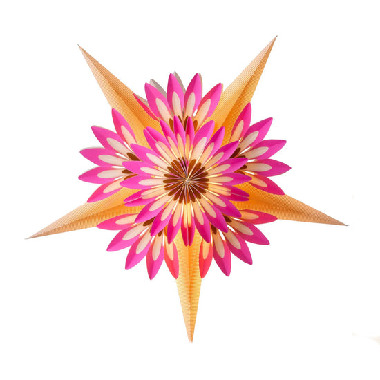 Papirstjerne Aurora Fuchsia 70cm - By Bungalow