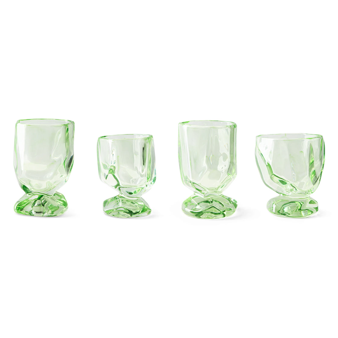 Glass Peridot Grøn 4 Stk. - By HK Living/Nienke Sikkema