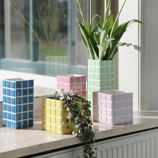 Vase Flis Mint - By &Klevering