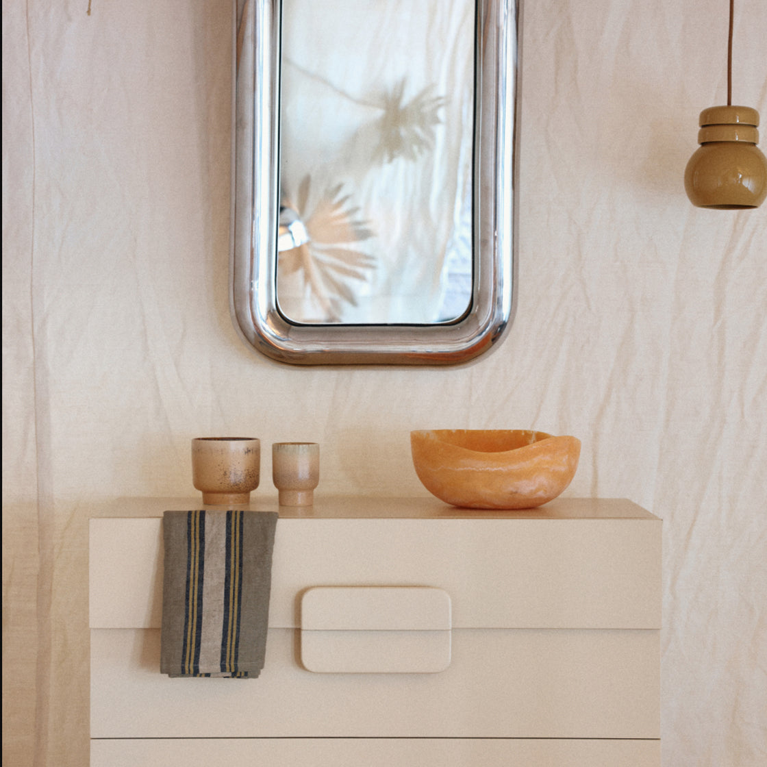 Kjøkkenhåndklær Vida Sand/Cream - By HK Living