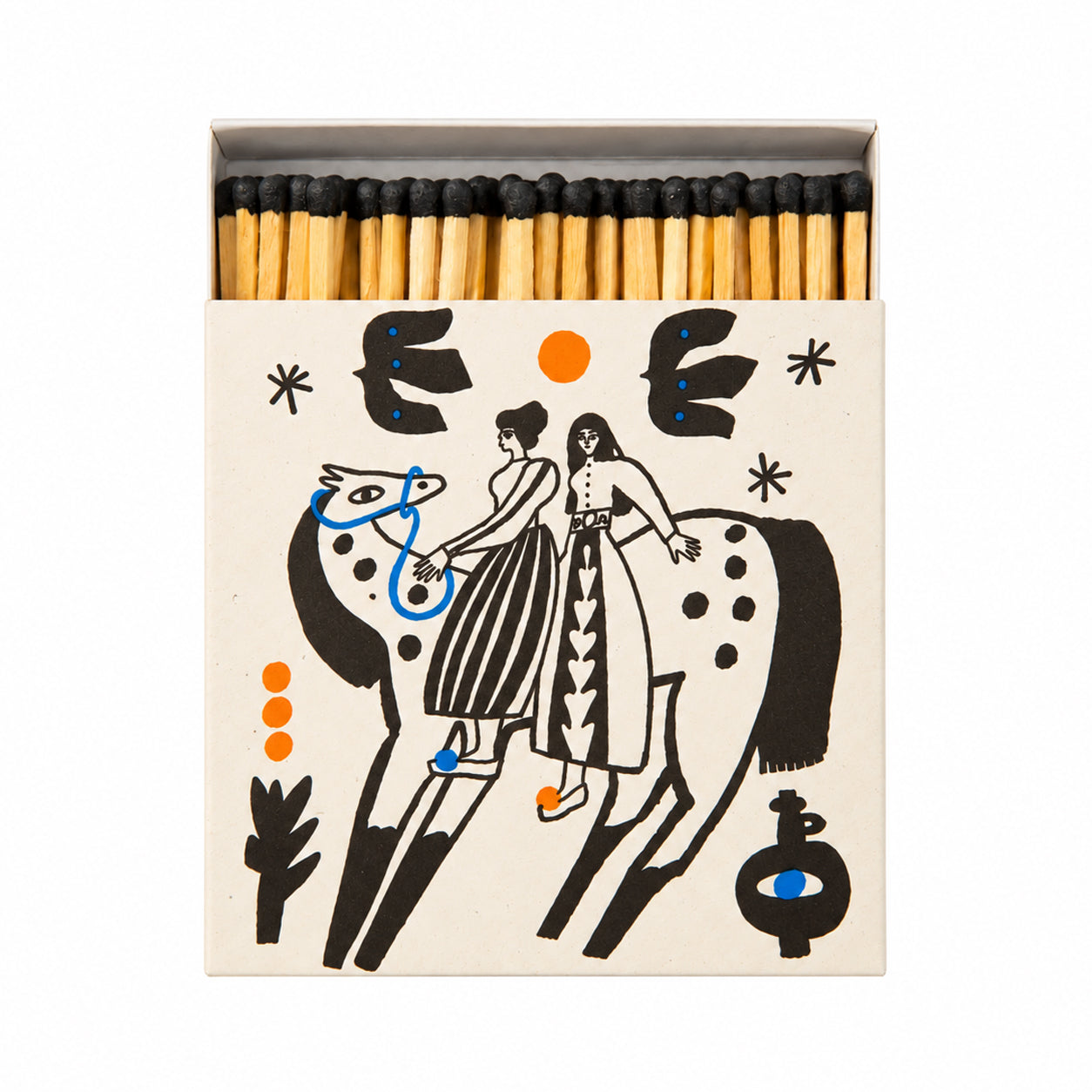 Fyrstikker Hest med To Damer - By The Archivist Gallery