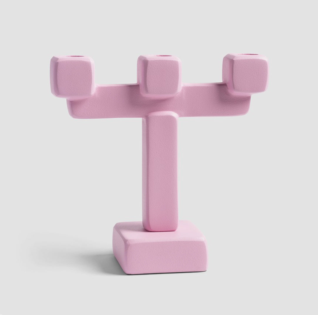 Lysestake Chunk Large Rosa - By &Klevering