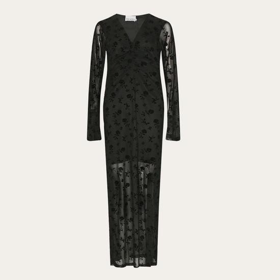 Kameyella Dress Black Print - By Noella
