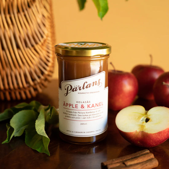 Glass med Eple og Kanel Saus - By Pärlans Stockholm