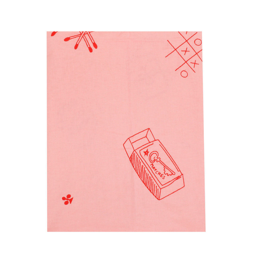 Polly Embroid Duk Flamingo - By Habiba